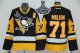 Men Pittsburgh Penguins #71 Evgeni Malkin Black Alternate 2017 Stanley Cup Finals Champions Stitched NHL Jersey