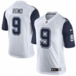 nike nfl dallas cowboys #9 tony romo white rush limited jerseys