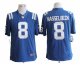 nike nfl indianapolis colts #8 hasselbeck blue [nike limited]