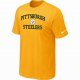 Pittsburgh Steelers T-shirts yellow