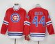 mlb chicago cubs #44 anthony rizzo red long sleeve jerseys