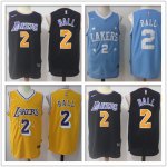 Basketball Los Angeles Lakers #2 Lonzo Ball Swingman Concept Version Jersey