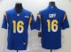 2020 New Football Los Angeles Rams #16 Jared Goff Royal Vapor Untouchable Limited Jersey
