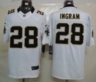 nike nfl new orleans saints #28 ingram white jerseys [nike limit