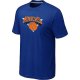 nba new york knicks big & tall primary logo blue T-Shirt