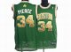 Basketball Jerseys boston celtics #34 pierce green(gold number)