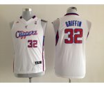 youth nba los angeles clippers #32 griffin white [revolution 30
