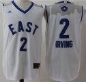 Basketball 2016 All star kyrie irving jersey #2 white