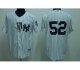New York Yankees #52 Sabathia 2009 world series patchs white