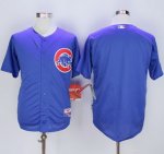 mlb chicago cubs blank blue cool base jerseys