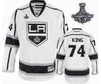 nhl jerseys los angeles kings #74 king white[2014 Stanley cup ch