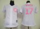 Baseball Jerseys women jerseys chicago cubs #17 garza white(pink