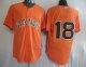 Baseball Jerseys san francisco giants #18 cain orange
