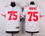 nike san francisco 49ers #75 boone white elite jerseys