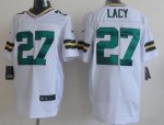 nike nfl green bay packers #27 lacy elite white jerseys