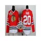 nhl chicago blackhawks #20 saad red [2013 stanley cup champions]