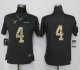 Women's NFL Houston Texans #4 Deshaun Watson Nike Anthracite Salute To Service Limited Jerseys