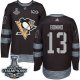 Men Pittsburgh Penguins #13 Nick Bonino Black 1917-2017 100th Anniversary Stanley Cup Finals Champions Stitched NHL Jersey