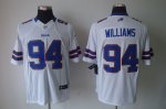 nike nfl buffalo bills #94 williams white jerseys [nike limited]