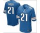 nike nfl detroit lions #21 bush blue jerseys [game]