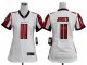nike women nfl atlanta falcons #11 jones white jerseys