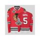 nhl chicago blackhawks #5 sopel red [2013 stanley cup champions]