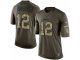 nike nfl green bay packers #12 aaron rodgers army green salute to service limited jerseys