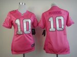 nike women nfl new york giants #10 manning pink [nike love]