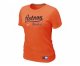 Women Houston Astros Orange Nike Short Sleeve Practice T-Shirt