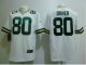 nike nfl green bay packers #80 driver white jerseys [game]