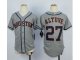 Youth MLB Houston Astros #27 Jose Altuve Grey jerseys