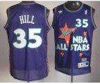 nba 95 all star #35 hill purple jerseys