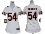 nike women nfl chicago bears #54 urlacher white jerseys