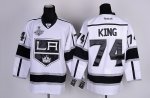 nhl los angeles kings #74 king white and black [2012 stanley cup