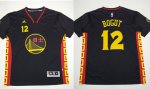 nba golden state warriors #12 bogut black jerseys [2015 new]