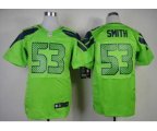 nike nfl seattle seahawks #53 smith elite green jerseys