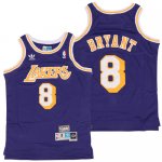 Men's adidas Los Angeles Lakers #8 Kobe Bryant Purple Road Hardwood Classics Swingman Jersey
