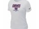 Women New York Giants White T-Shirt