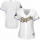 womens mlb kansas city royals blank white gold program cool base 2015 world series champions jerseys