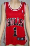 women Basketball Jerseys chicago bulls #1 rose red