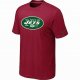 New York Jets sideline legend authentic logo dri-fit T-shirt red