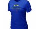 Women San Diego Charger Blue T-Shirt