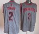 nba cleveland cavaliers #2 kyrie irving grey static fashion embroidered jerseys