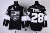 nhl los angeles kings #28 stoll black and white [2012 stanley cu