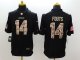nike nfl san diego chargers #14 fouts black salute to service je