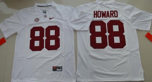 Men\'s Alabama Crimson Tide #88 O. J. Howard Red Limited Stitched College Football Nike NCAA Jersey