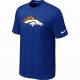 Denver Broncos sideline legend authentic logo dri-fit T-shirt bl