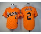 mlb baltimore orioles #2 hardy orange jerseys