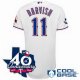 mlb jerseys texas rangers #11 darvish white(40th anniversary) ch