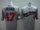 Baseball Jerseys minnesota twins #47 liriano grey(50th)